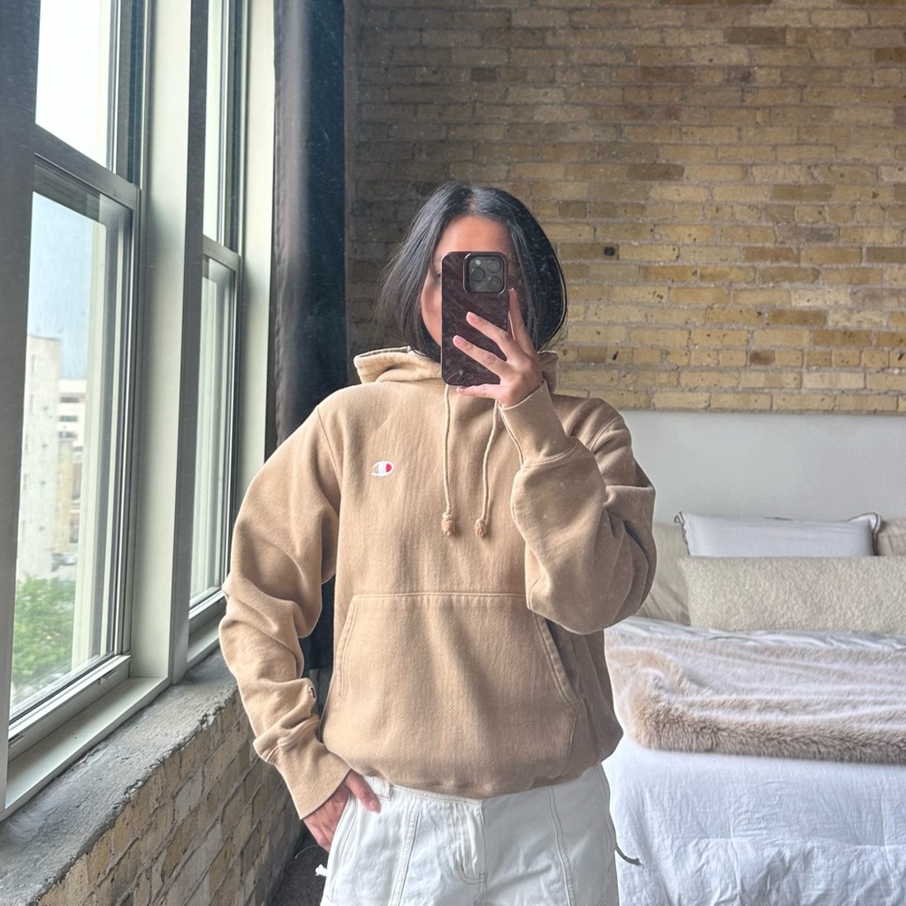 Champion Beige Hoodie